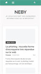 Mobile Screenshot of neby.fr