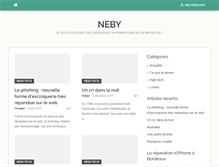 Tablet Screenshot of neby.fr